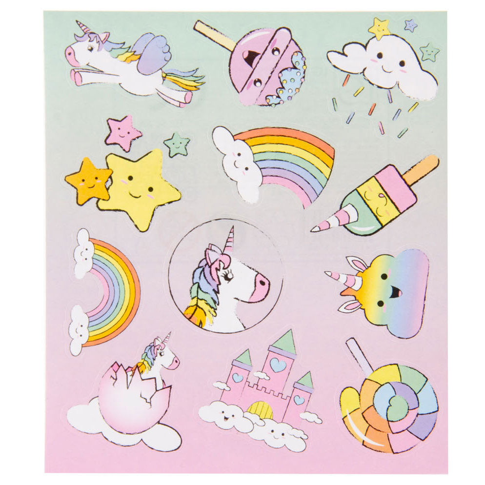 Duckiez stickervel eenhoorn