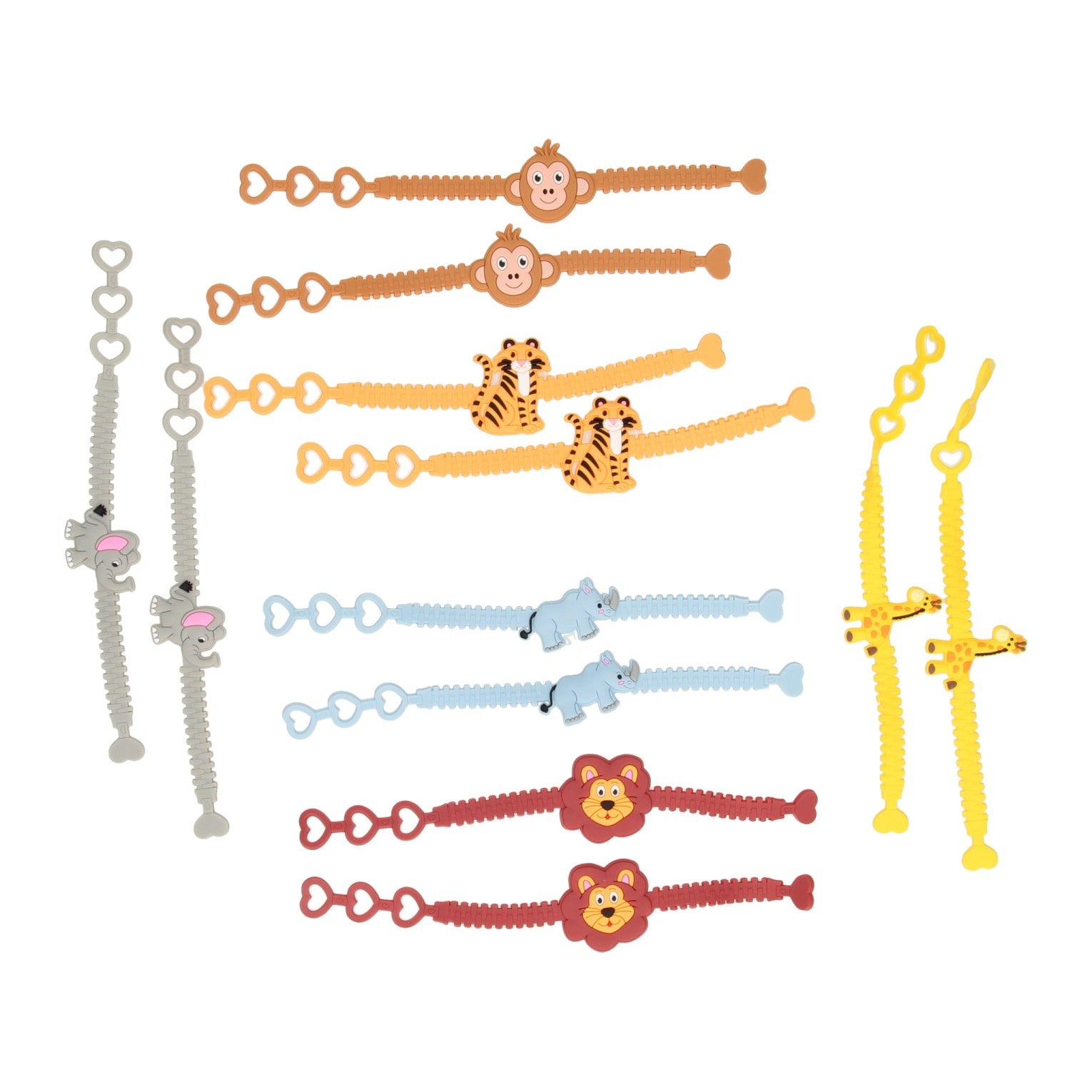 LG importiert Armband Wildtiere, 12 Stk.
