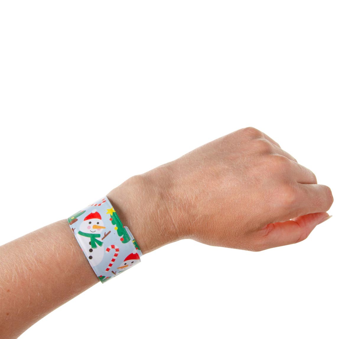 Duckiez Weihnachts-Klapparmband 22 cm, 3 verschiedene Farben | 36 Stück