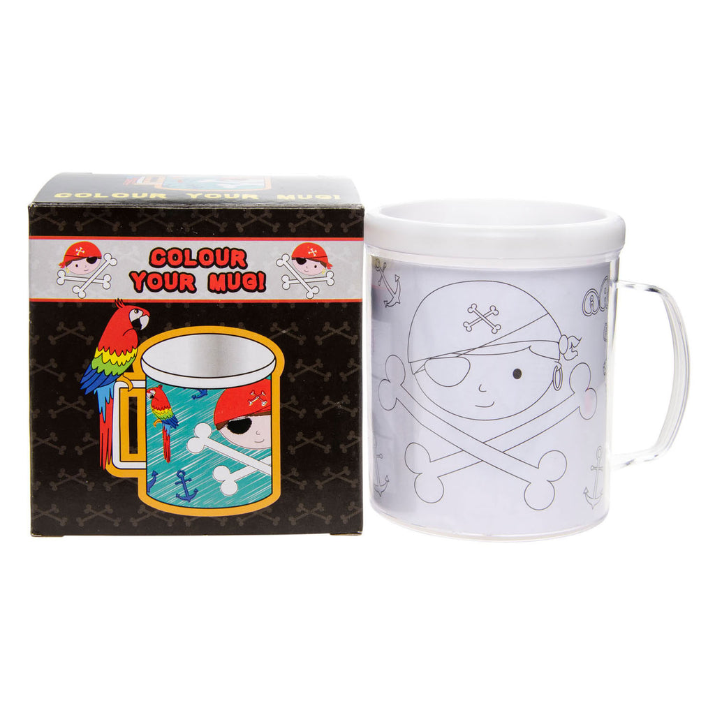 Duckiez Piratenbecher zum Selbstgestalten 250 ml | 24 Stück