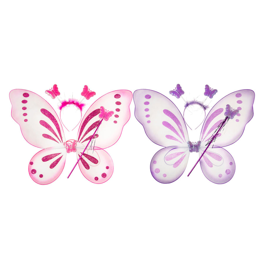 Duckiez Schmetterlingsflügel mit magischer Magic Stab Tiara