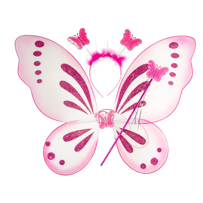 Duckiez Schmetterlingsflügel mit magischer Magic Stab Tiara