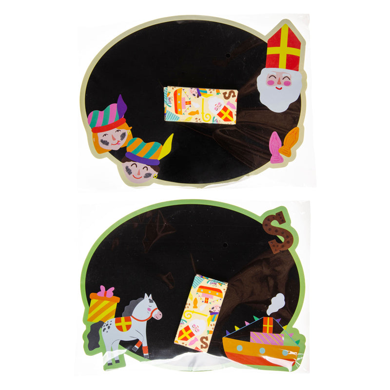 Duckiez Kreidetafel-Weihnachtsmann inklusive Kreide