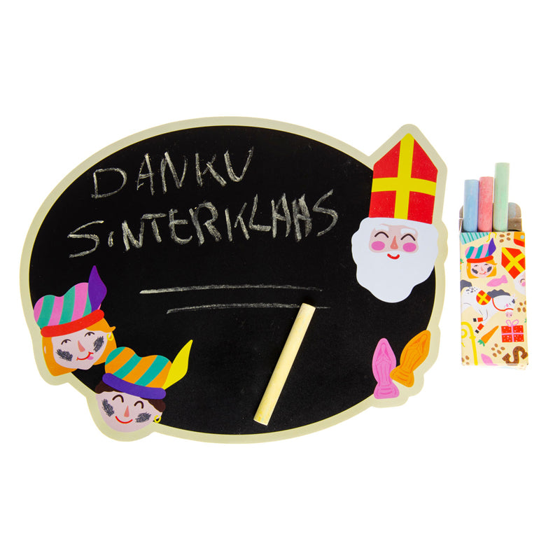 Duckiez Kreidetafel-Weihnachtsmann inklusive Kreide