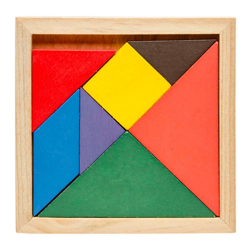 Duckiez Tangram-Puzzle aus Holz, 7-teilig.