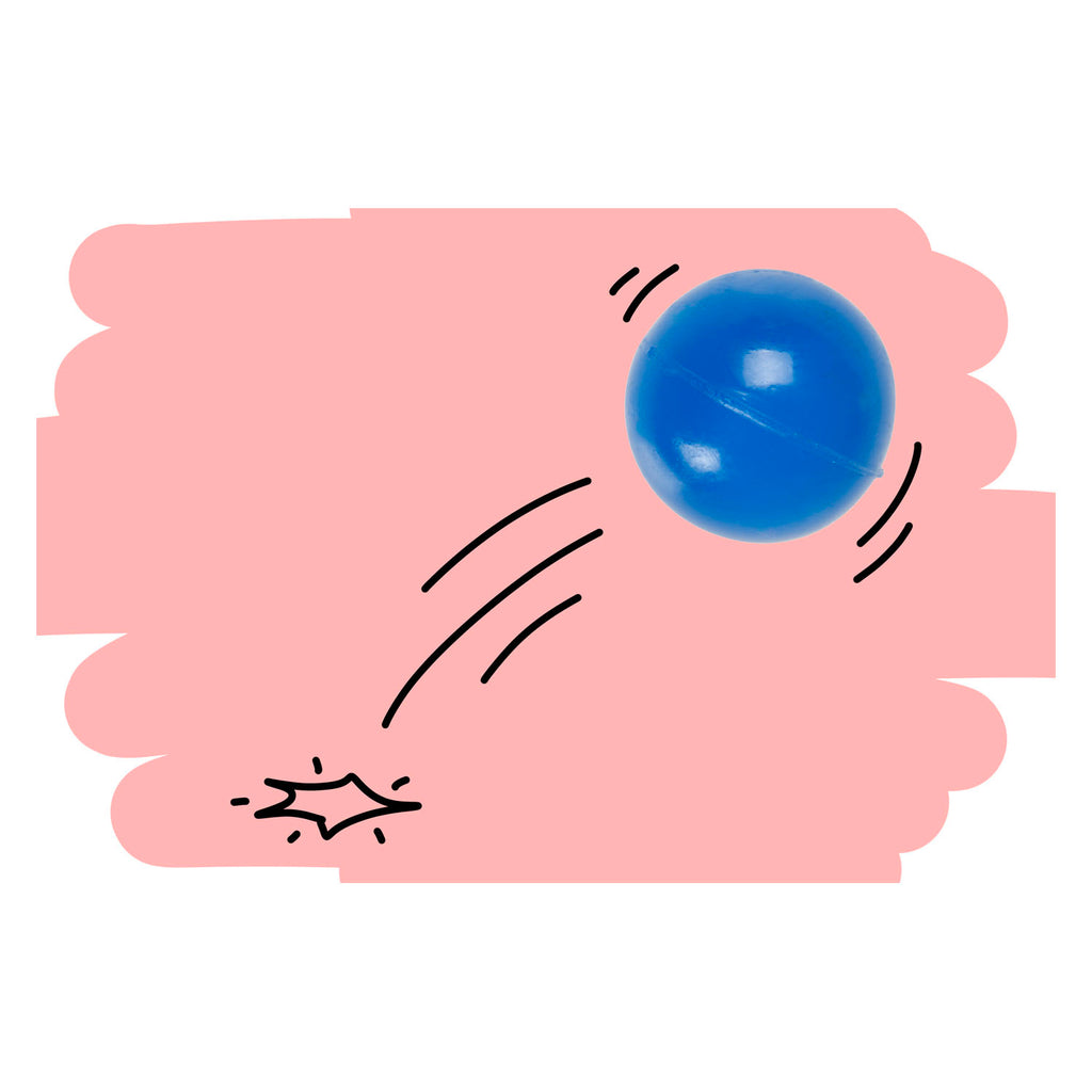 Duckiez stuiterballen neonkleurig, 50st.