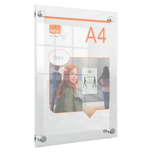 Nobo posterlijst a4 346 x 24 plexiglas