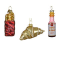 Decoris kersthangers francaise 3-delig set glas