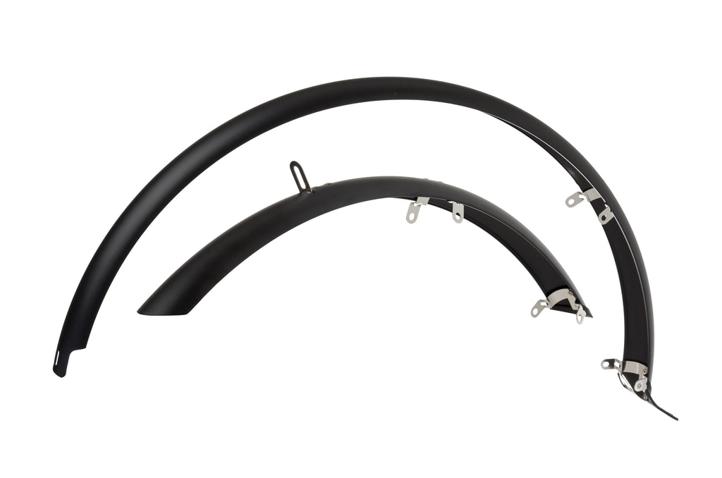 Sunny wheel kunststof spatbordset 28 inch ks 45 mm mat zwart