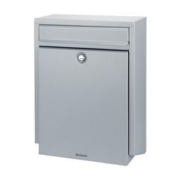 Brievenbus decayeux d100 zilvergrijs elektrolytisch verzinkt staal polyester