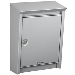 Brievenbus decayeux d110 zilvergrijs elektrolytisch verzinkt staal polyester