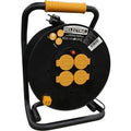 Kabelhaspel relectric relec492190 zwart, oranje