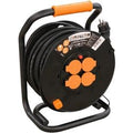 Kabelhaspel relectric relec493104 zwart, oranje