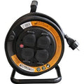 Kabelhaspel relectric relec493760 zwart, oranje