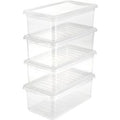 Opbergbak keeeper 30019 4 x 5,6 l transparant