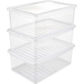 Opbergbak keeeper 30020 3 x 11 l transparant