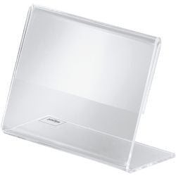 Sigel info standaard prijsstandaard kaarthouder 90x60mm transparant acryl 10 stuks