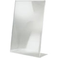 Sigel tafelstandaard a3 glashelder schuin l standaard acrylkaarthouder