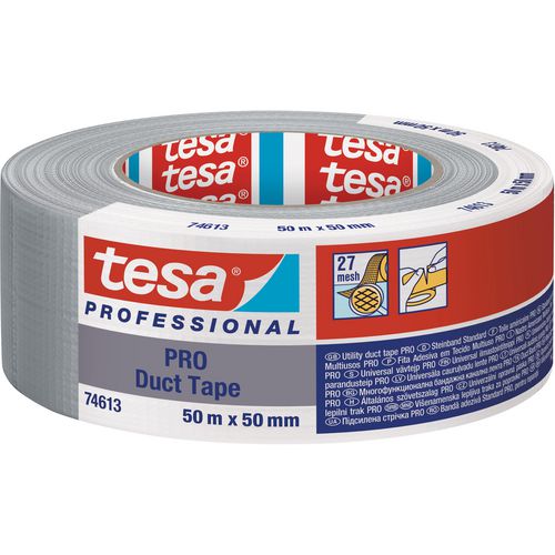 Ducttape tesa 74613-00003-00 pe (polyetheen) grijs