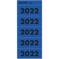 Jaartal etiketten 2022 leitz blauw 100 stuks