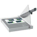 Leitz precision home office snijtafel a4 met mesbeveiliging en lichttechnologie voor thuiskantoor thuiswerken - snijdt 10 a4-vel - antraciet