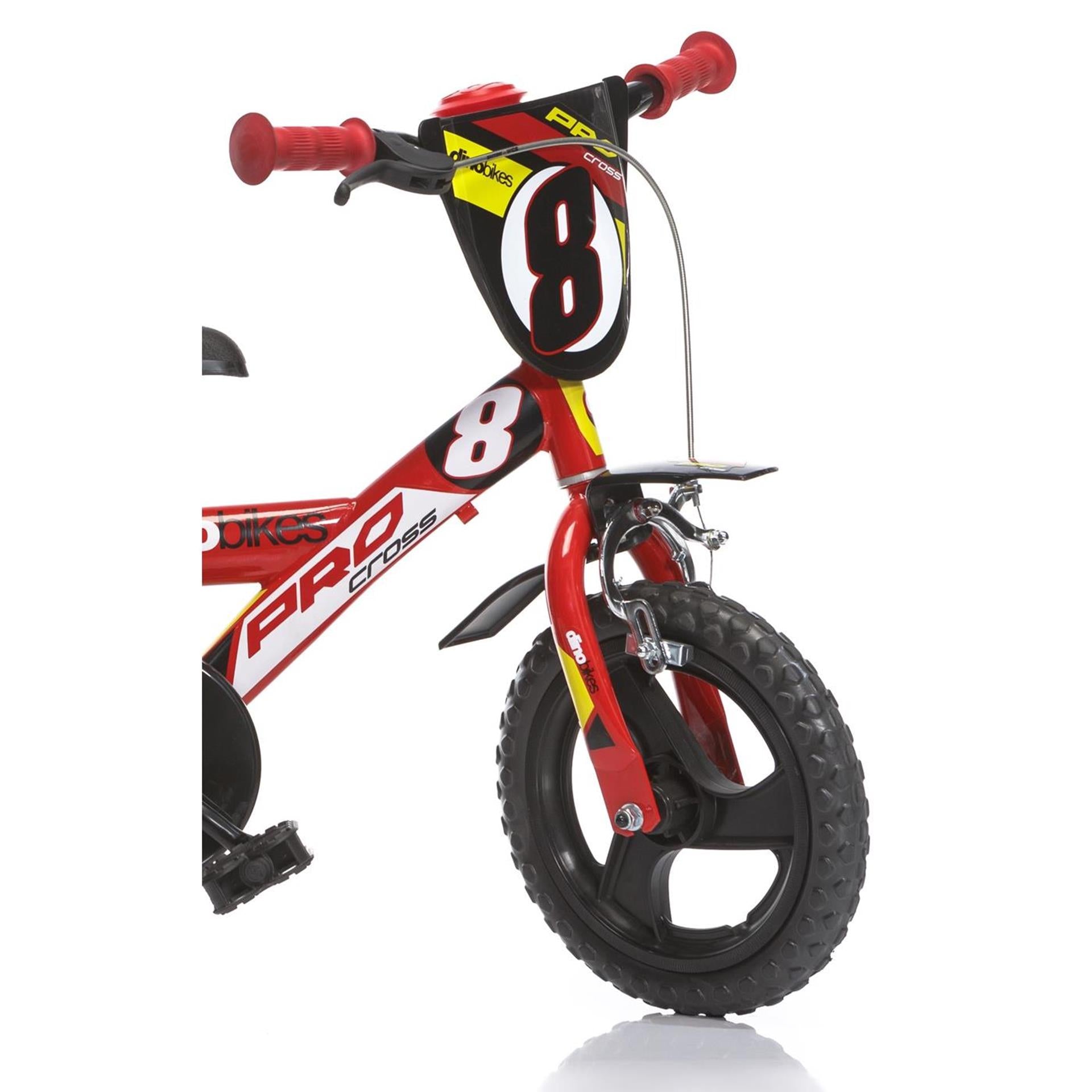 Dino bikes dino jongensfiets pro cross 12 inch rood zwart