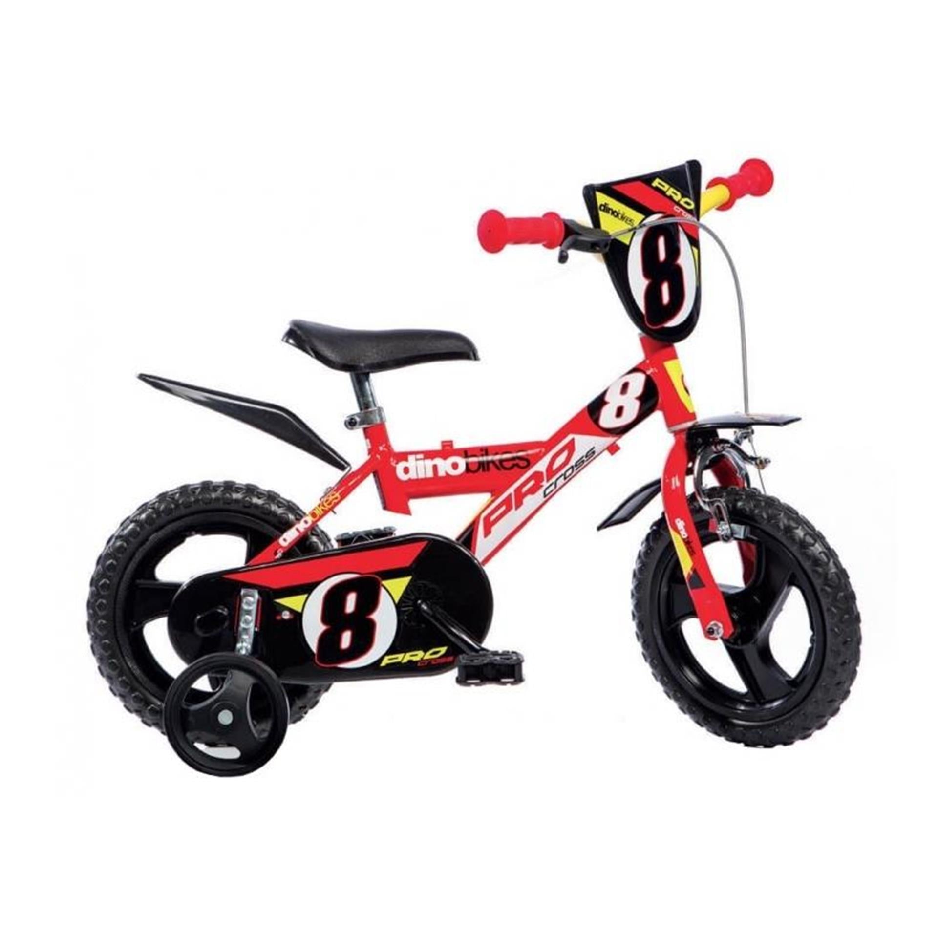 Dino bikes dino jongensfiets pro cross 12 inch rood zwart