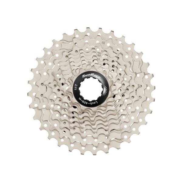 SunRace Kassette 10V 11-28T Metallic-Silber