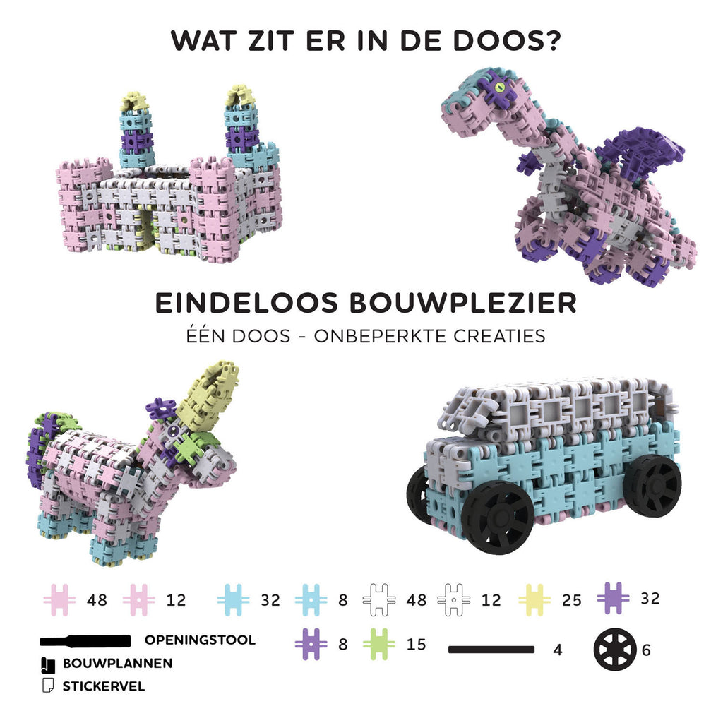 Clics Nano - Fantasy-Baukästen, 250 Stück.