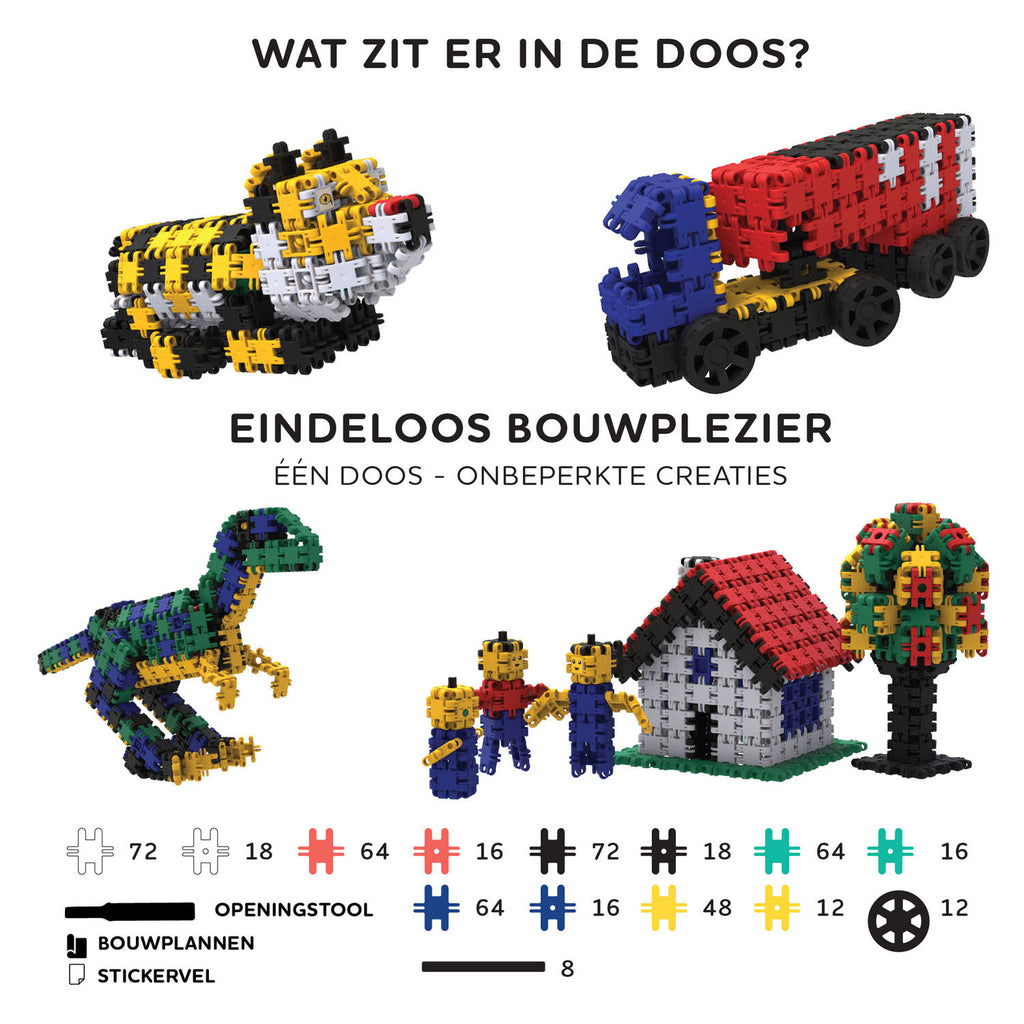 Clics Nano - kreative Bausteine, 500 Stück.