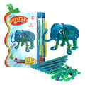 Clics Spaghetteez ele-flex olifant flexible Bouwstaafjes, 48dlg.