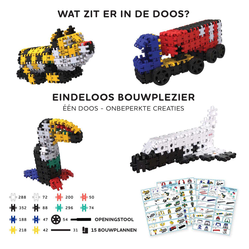 Clics Nano – kreatives Builder-Bouwset – 2000 DLG.