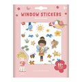 Little dutch raamstickers rosa friends