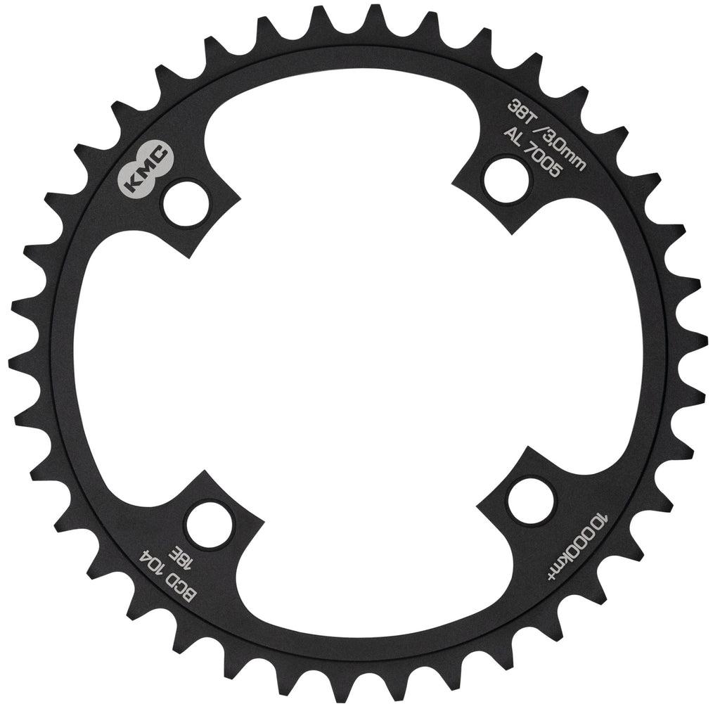 Kettenblatt 38T KMC BCD 104 mm - 1 2 x 1 8 breit - schwarz