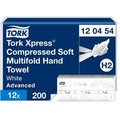 Tork xpress 120454 zachte multifold-m handdoek advanced 2-laags wit