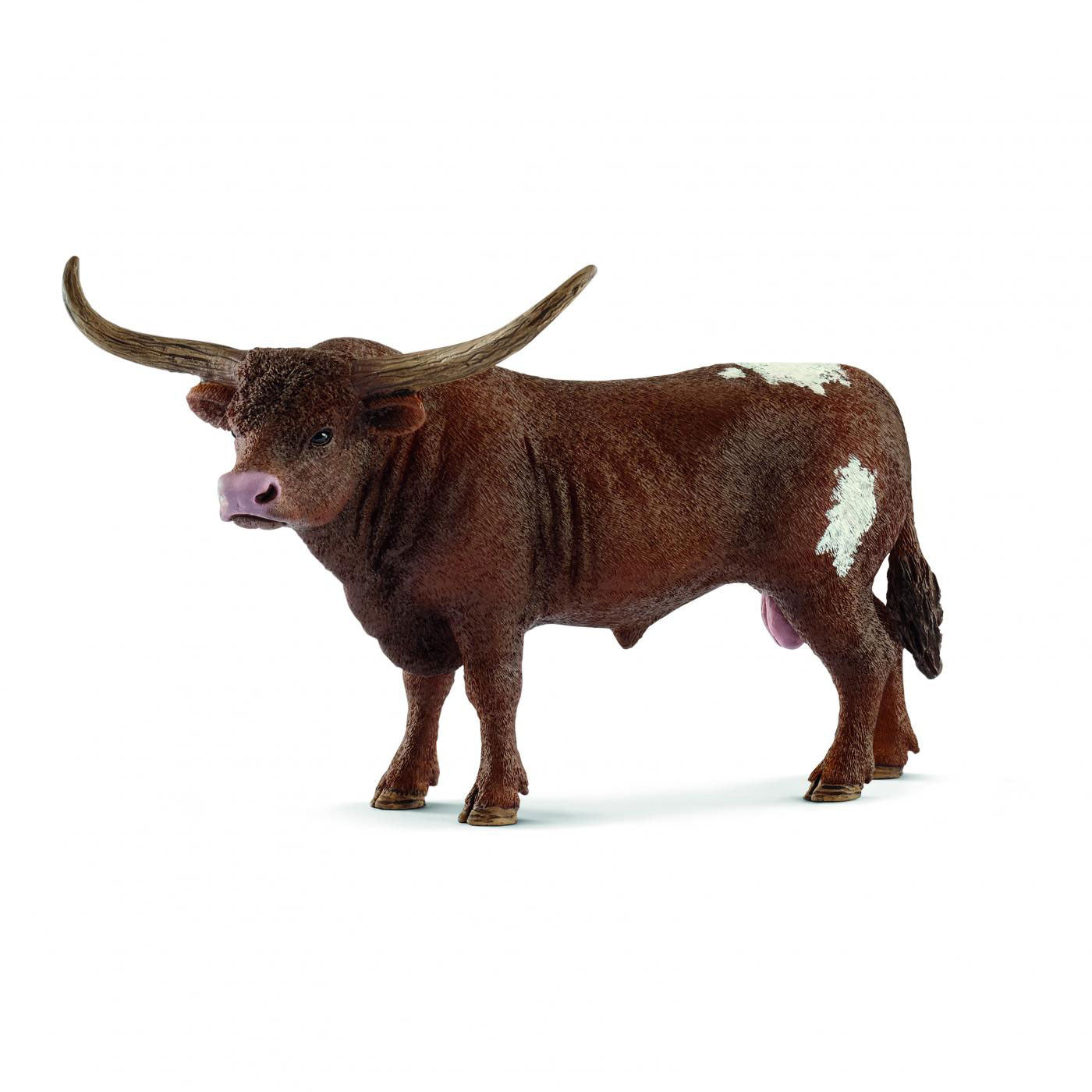Schleich farm world - texas longhorn stier - speelfiguur - kinderspeelgoed voor jongens en meisjes - 3 tot 8 jaar - 13866