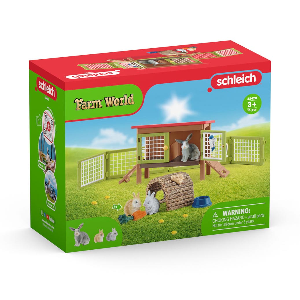 Schleich Farm World Kaninchenkochfeld 42420