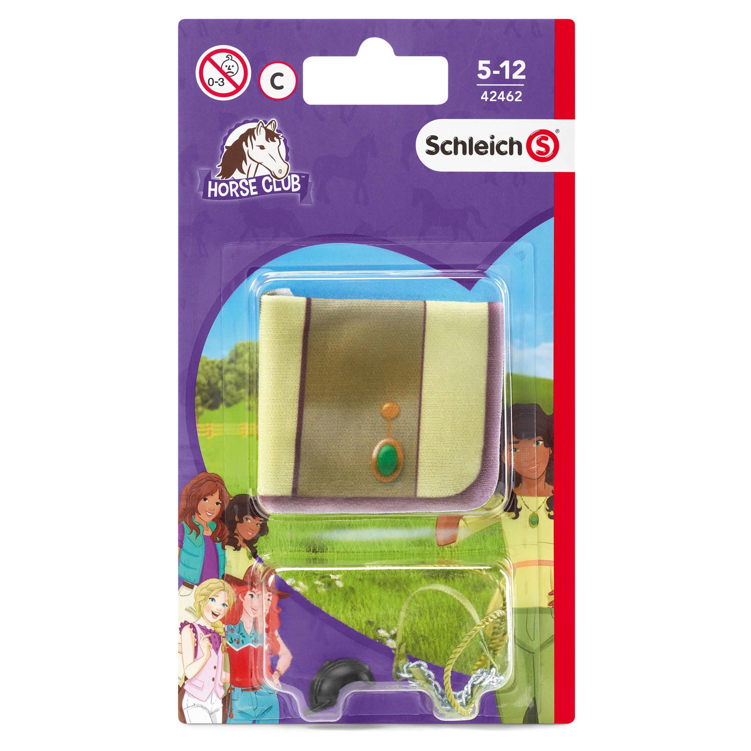 Schleich Horse Club Sarah & Mystery Decke und Halfter 42462