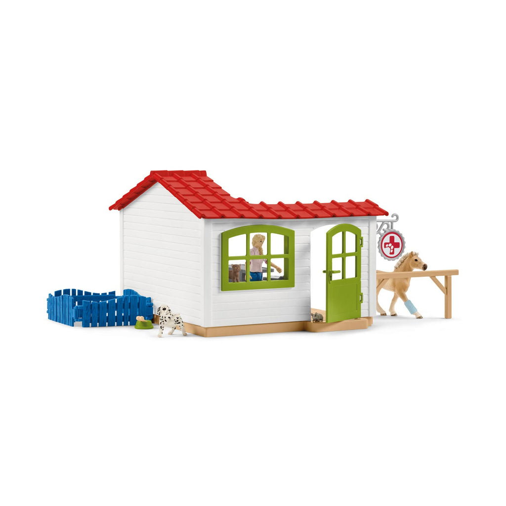 Schleich Farm World Tierarztpraxis mit Tieren 42502