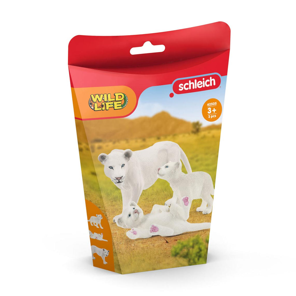 Schlich Wild Life Mutter Löwe mit Jungen 42505
