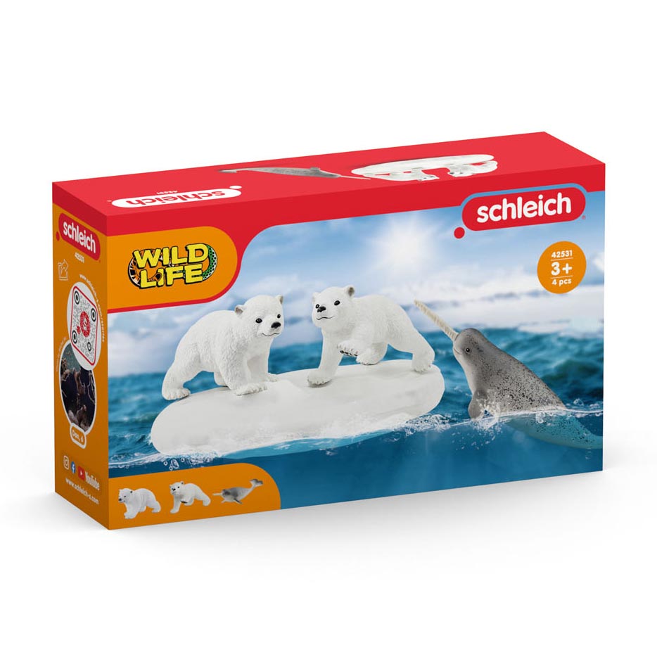 Schleich Wild Life Eisbären-Slice-Party
