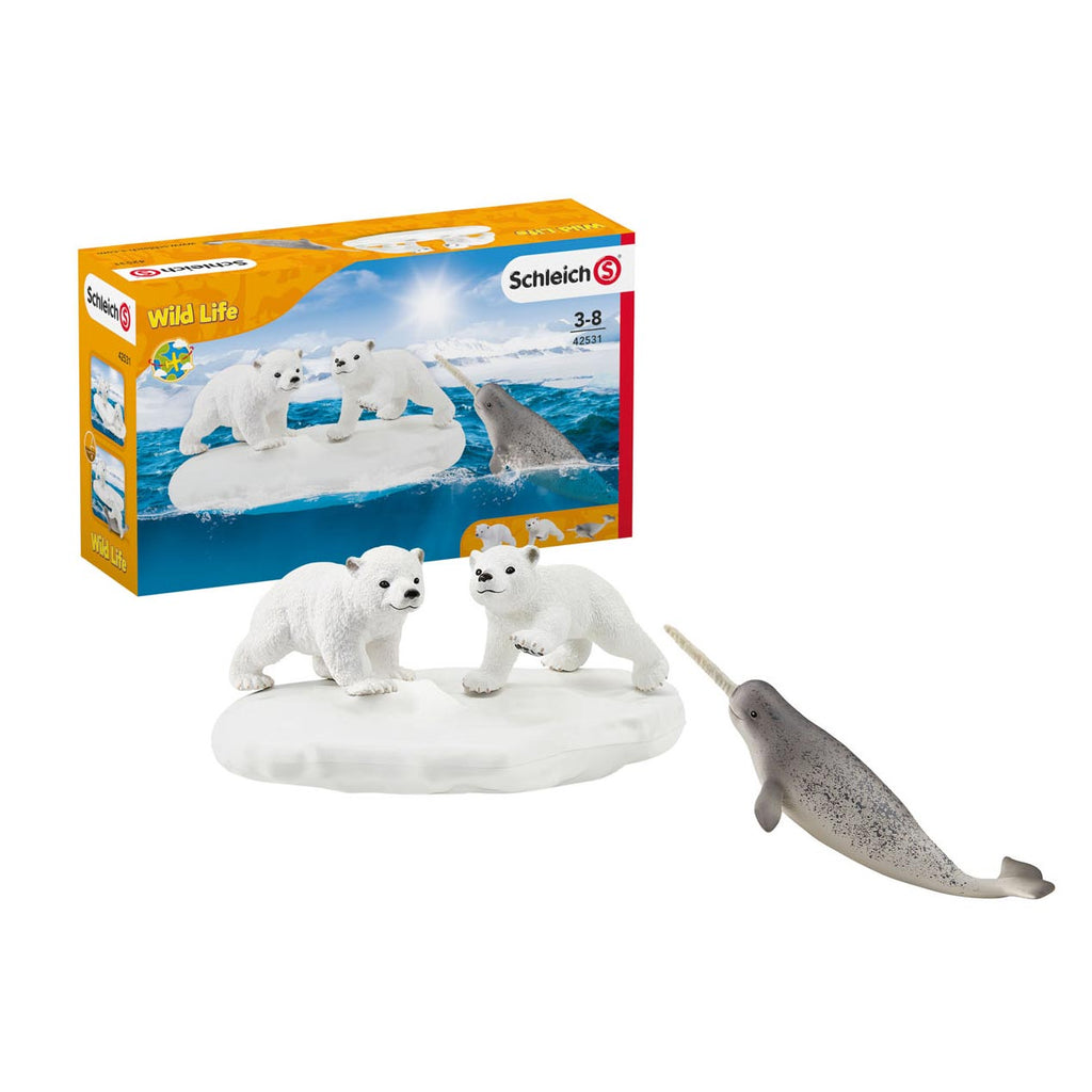 Schleich Wild Life Eisbären-Slice-Party