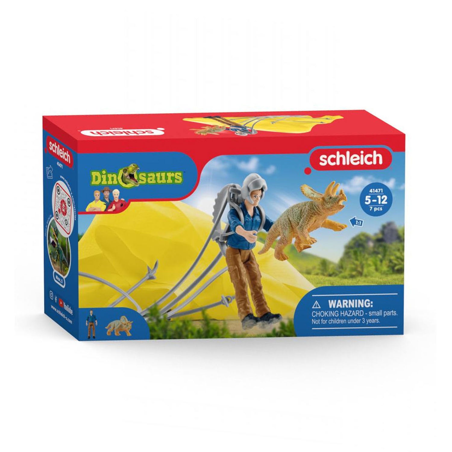 Schleich Dinosaurier Fallschirm-Rettungsbrigade 41471