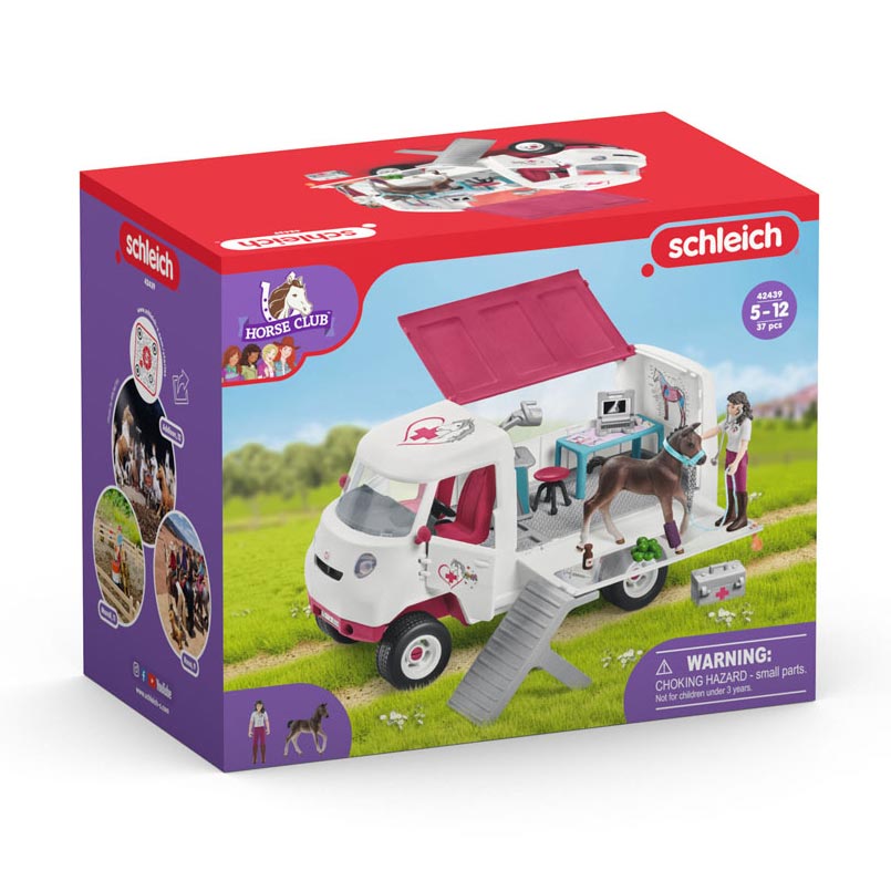 Schleich Horse Club Mobiler Tierarzt mit Hannover Fohlen 42439