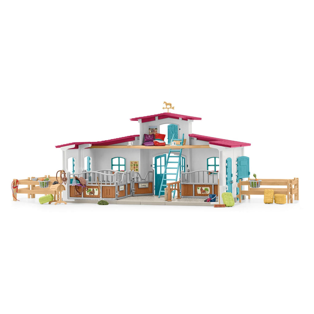 Schleich Reitschule mit Zubehör 42567