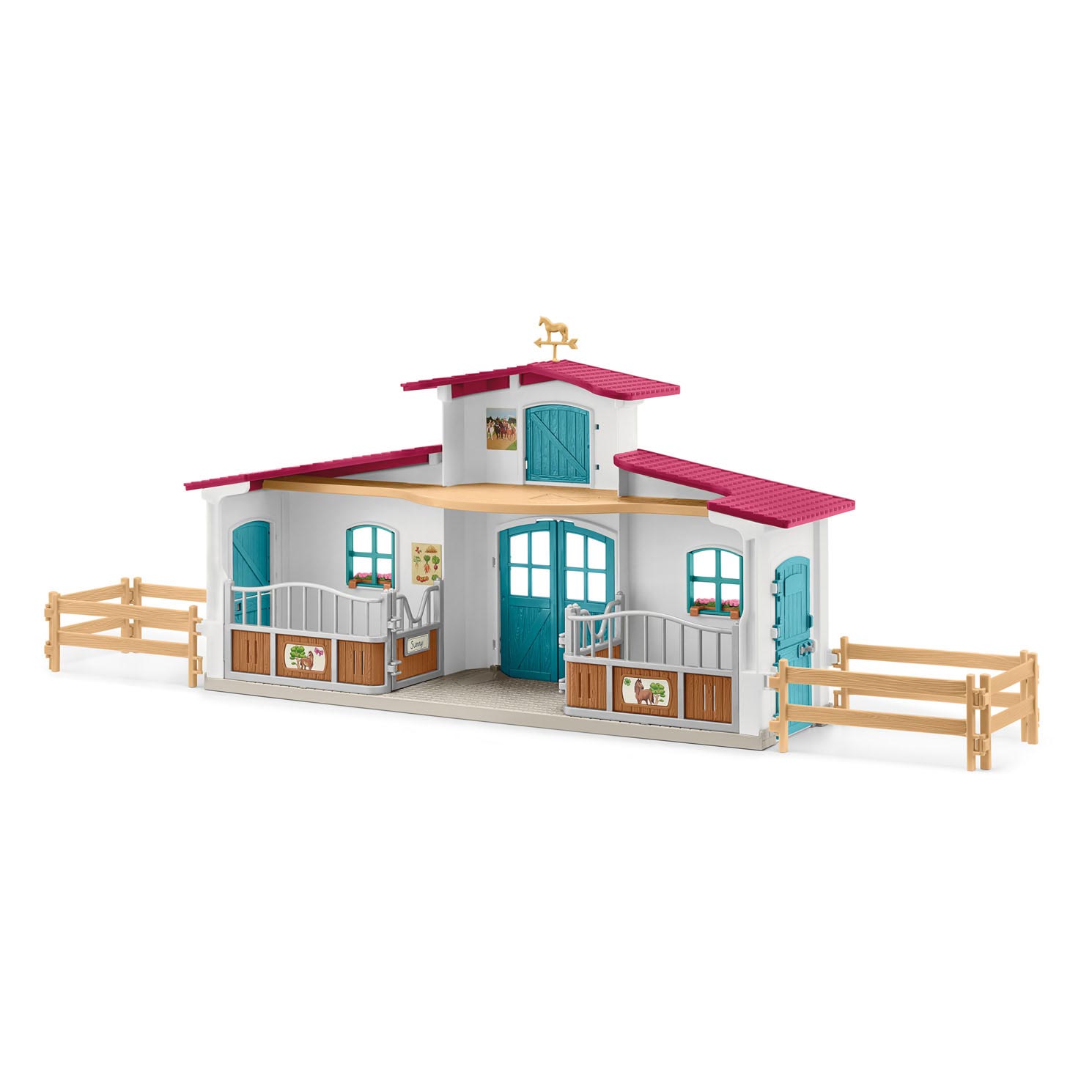Schleich Reitschule mit Zubehör 42567