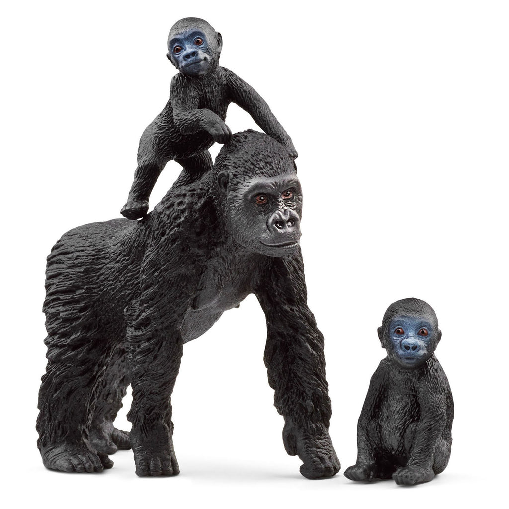 Schleich wildlife gorilla familie 42601