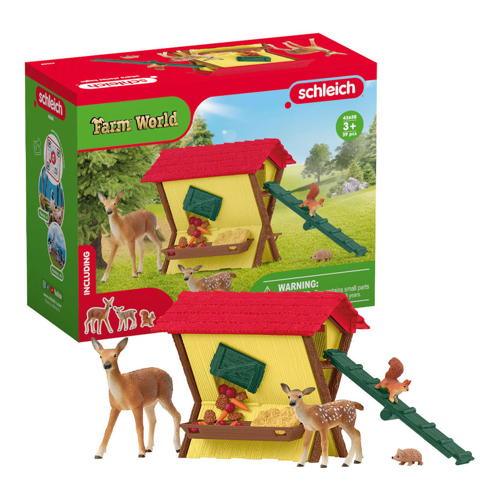Schleich Bauernhofwelt: Fütterung der Waldtiere 42658