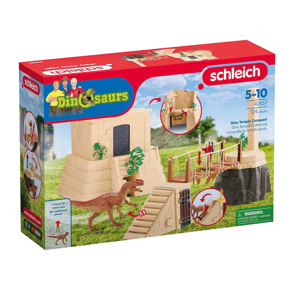 Schleich Dinosaurier-Dinosaurier-Tempel-Eroberung 42657