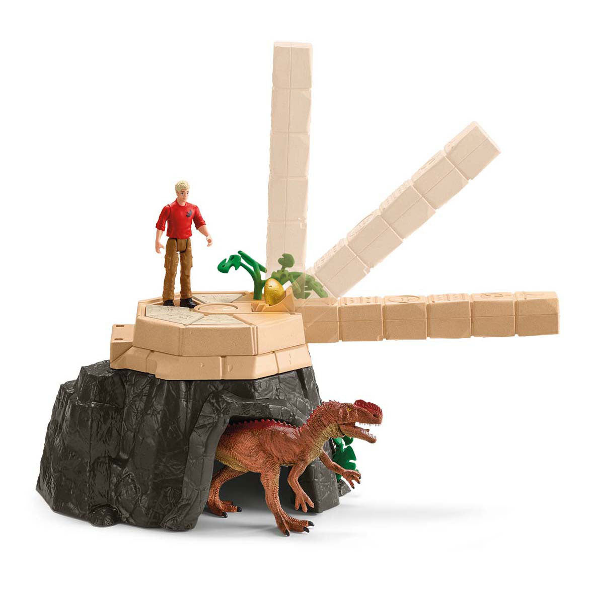 Schleich Dinosaurier-Dinosaurier-Tempel-Eroberung 42657